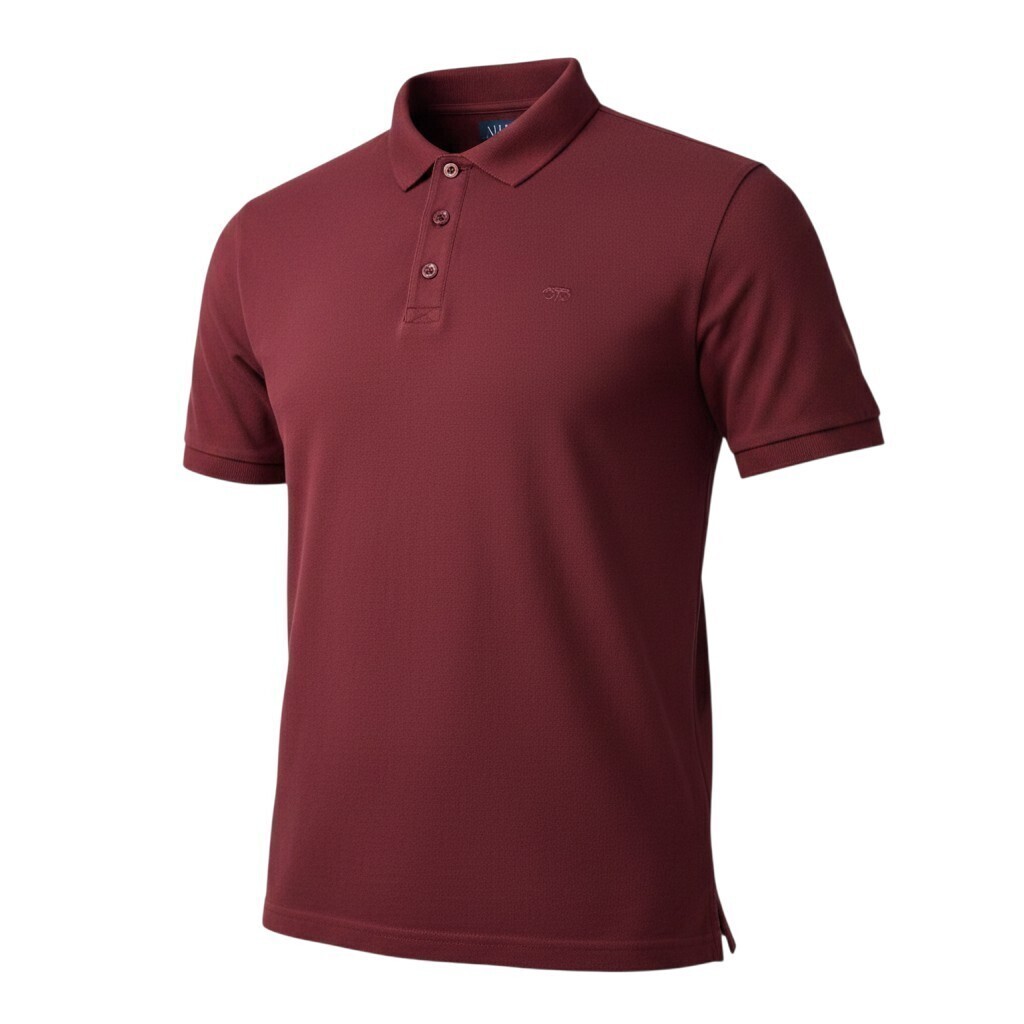 Nutmeg Polo Shirt Mens's UK Size S Red Short Sleeve Embroidered Logo