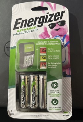 Energizer CHVCMWB-4 Rechargeable AA and AAA Battery Charger