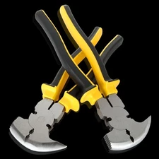 2PCS 10inch Fencing Pliers, Fence Pliers Tool, Nail Puller, Multi Fencing Pli...