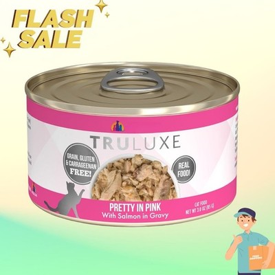 TruLuxe Cat Food Salmon in Gravy 3oz Cans Pack of 24