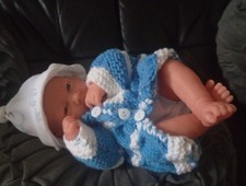 Berenguer Newborn Baby Boy Doll Anatomically Accurate Movable Limbs Ex Con