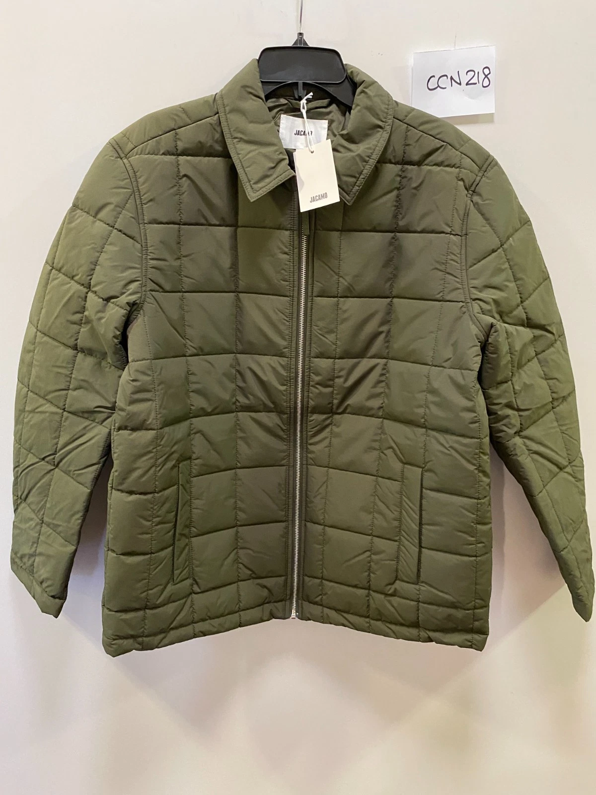 JACAMO Padded Coat in Khaki (ccn218)