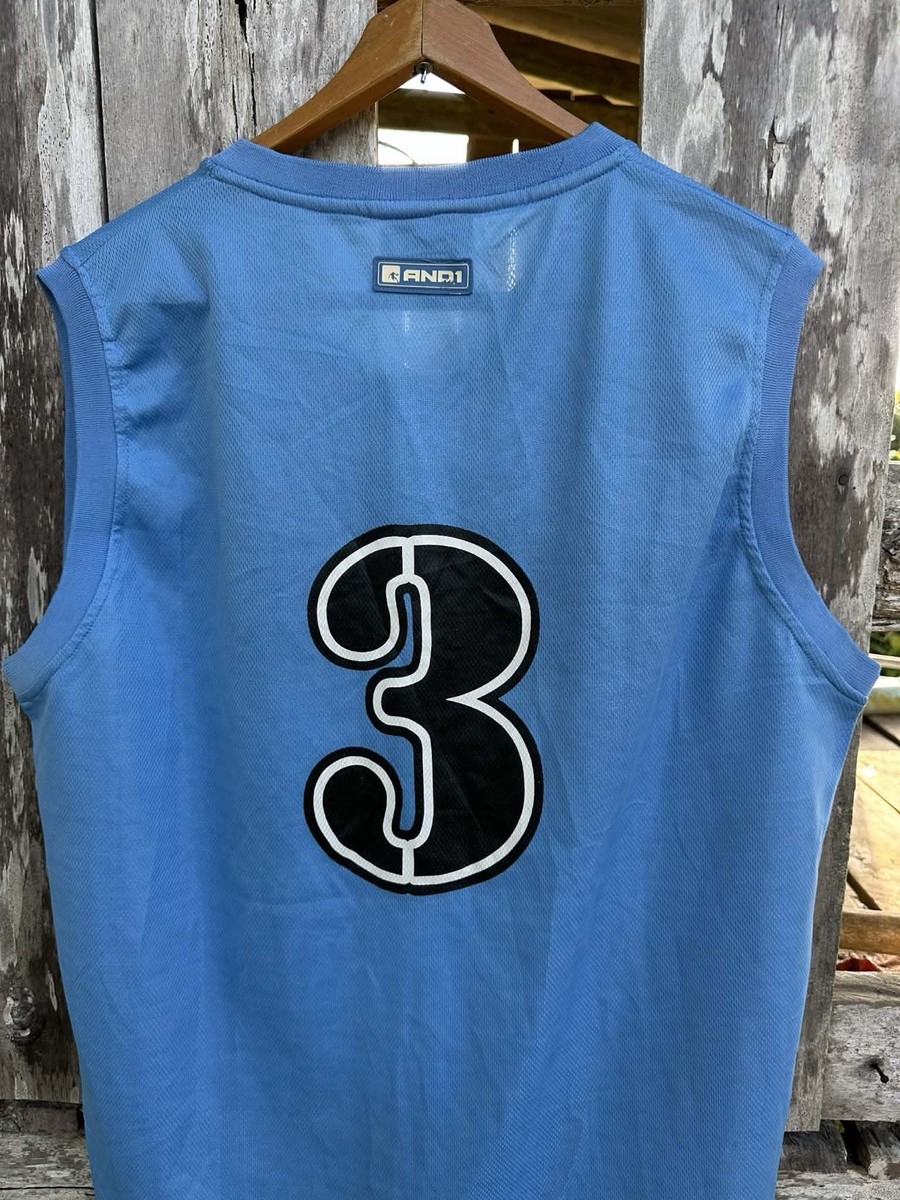 And1 Mixtape Tour Jersey With Sponsor Patch Hot Sauce Men Size L
