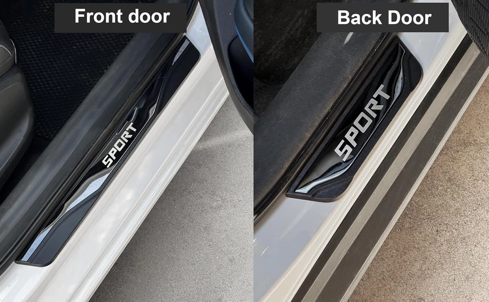 For Honda Accord Civic Pilot Passport Sport Car Door Sill Scuff Plate Protector Foto 2 de 4