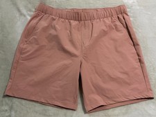 Rhoback Everyday Stretch 3 Pocket Shorts Salmon sz XXL USED short pale pink