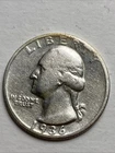 1936-D Washington Quarter 25c Coin