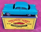Matchbox Moko Lesney No. 33 Ford Zodiac W/ Original Box