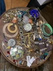 Nice Lot Unique Vintage Antique Costume Jewelry Crystal Stones Chicos Signed Etc