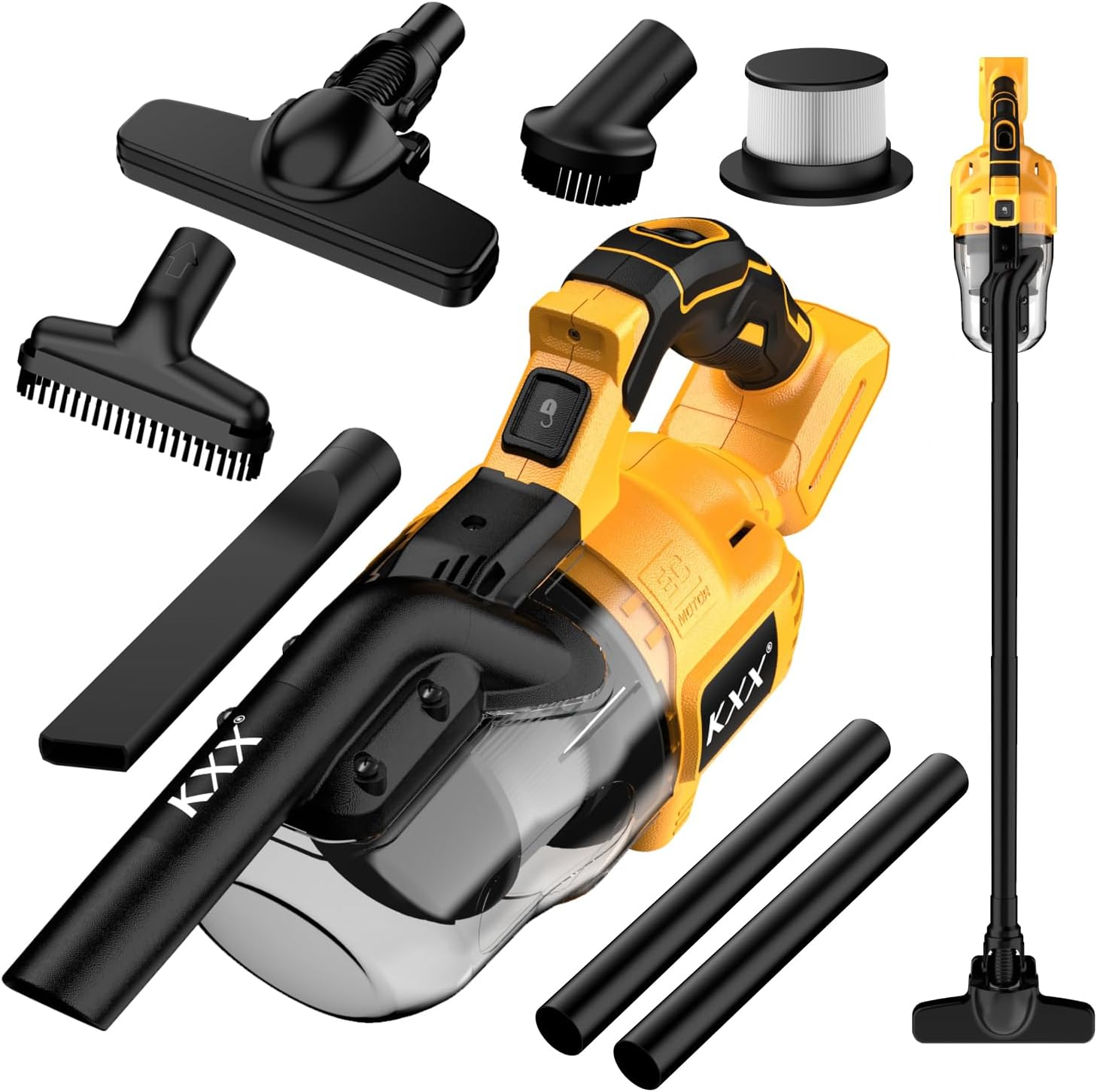 Cordless Vacuum for Dewalt 20V Battery, 5 in 1 Handheld Electric Vacuum Cleaner