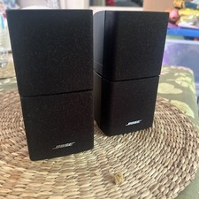 2 Bose Mint Double Cube Black Speakers Mounts DoubleShot Lifestyle Acoustimass