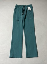 NWT FIGS Cairo Mens XS Cargo Scrub Pants Pockets Stretch Drawstring Turquoise