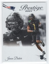 #346 2024 Panini Prestige Javon Baker Rookie New England Patriots