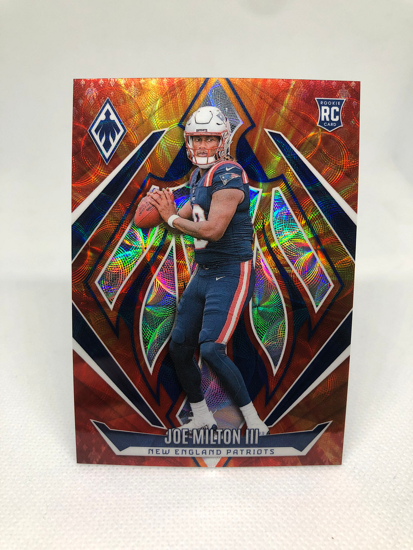 Joe Milton III 2024 Panini Phoenix Fireburst Prizm /350 Card #205 Patriots QTY