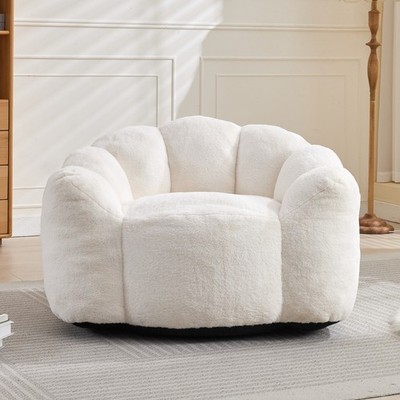 Lotus Bean Bag Chair Memory Foam Lazy Sofa Floor Lounger Armchair Reading Couch