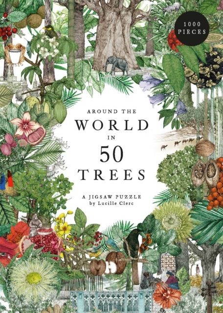 Around the World in 50 Trees: A Jigsaw Puzzle by Jonathan Drori