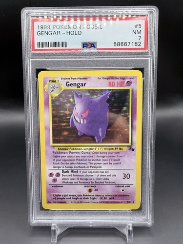 Gengar (Unlimited) graded PSA 7 for sale on eBay