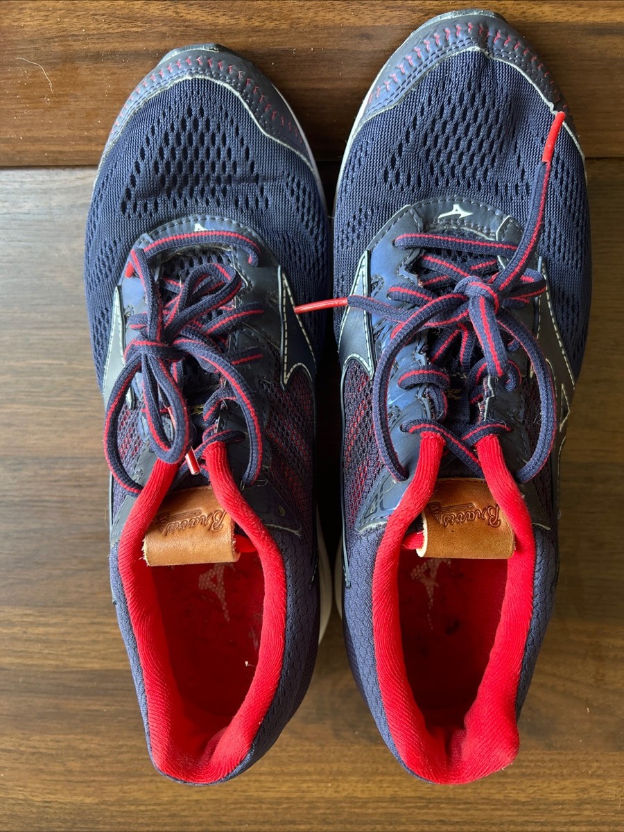 Mizuno, Rare, Atlanta Braves, 755, Red, Blue, Wave Rider, Road