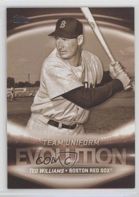 2019 Topps Evolution Of Team Logos/Uniforms Ted Williams Andrew Benintendi 07rd