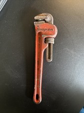 Snap On PW12C 12” Adjustable External Pipe Wrench Heavy Duty Steel Made in USA