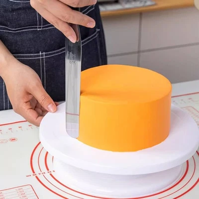 Plateau Tournant à Gâteau Base Antidérapante Plateau Tournant Gâteau - Photo 1/4