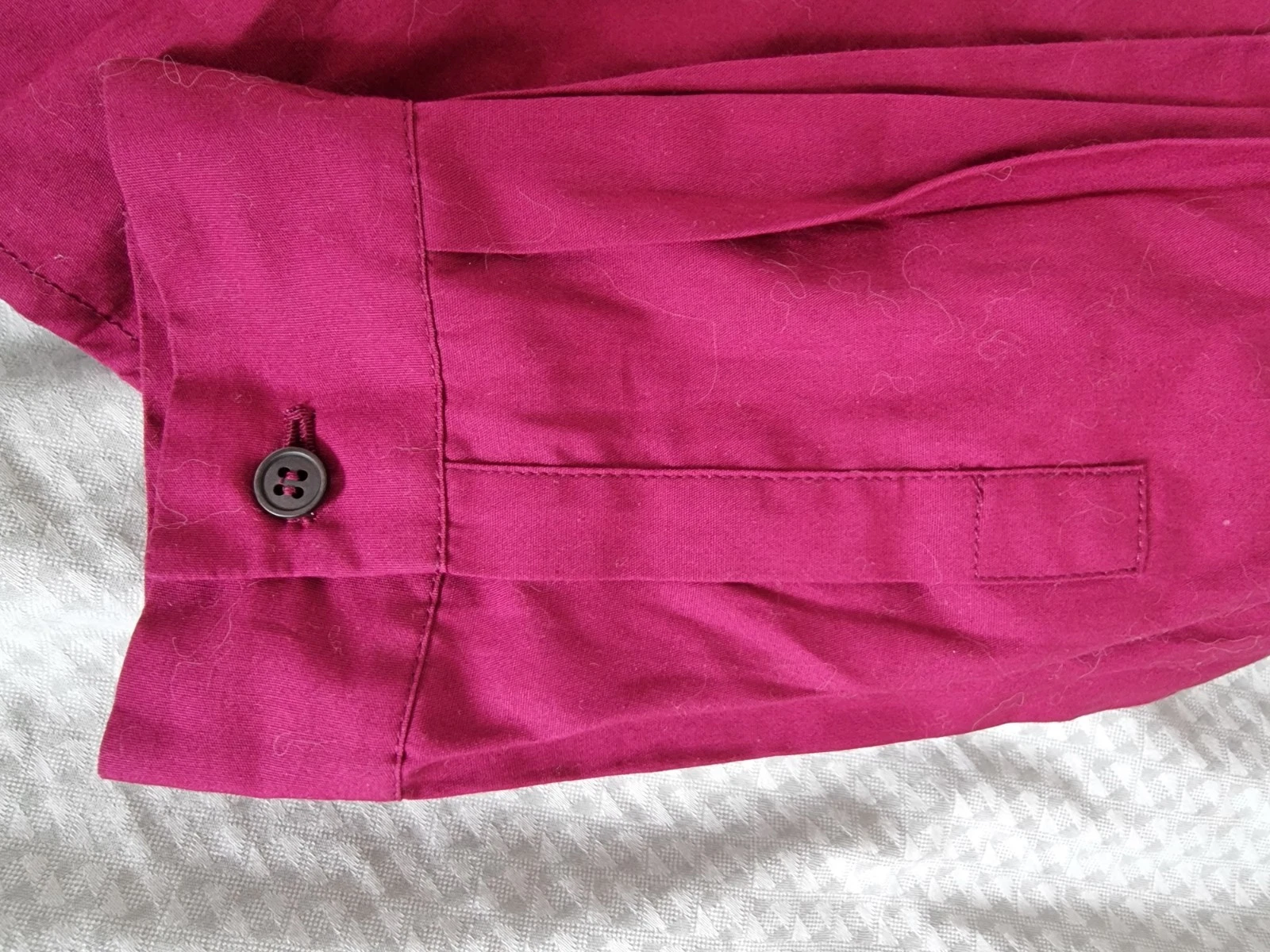 Camicia nuova Miu Miu cotone pussybow colore bordeaux I44