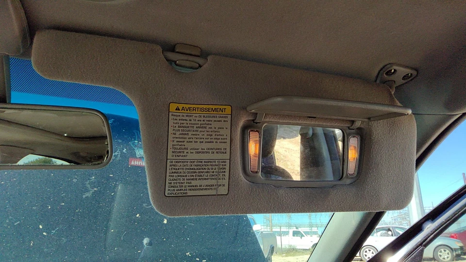 2002 Infiniti G20 Passenger Right Sun Visor Oem - Image 3 of 3