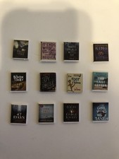 12 pc Handmade Mini Tiny Dollhouse Bookish Books A lot 2