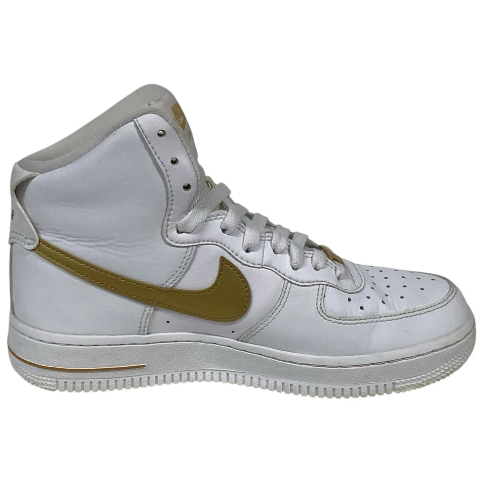 Женские Nike Air Force 1 Hi белый металлик золото DD9624-103 размер 7 - Изображение 2 из 4