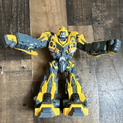 JNZASA Robot Action Figure Yellow & Gray with Articulated Limbs