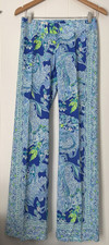 Lilly Pulitzer BLUE CURRENT Palazzo Wide Leg Pant SEA SIRENS ENGINEERED LN XS