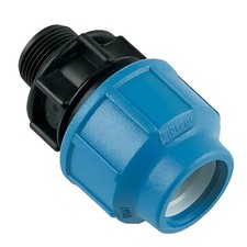 FLOPLAST MDPE 32mm x 1" Male Adaptor - FREE Next-Day Delivery