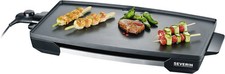 Tischgrill Elektrogrill SEVERIN KG 2397 2200W Edelstahl Schwarz 59,5x34,5cm