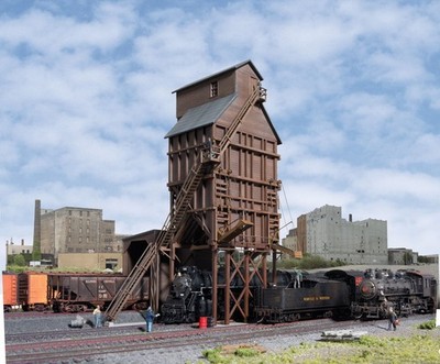 Walthers Cornerstone HO Scale Building/Structure Kit Wood Coaling Tower