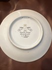 (8)1855 Email De Limoges Marino Godinger 7.5" Dessert Plates Fruit VTG — photo 2