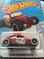 Hot Wheels Volkswagen series Red CUSTOM VOLKSWAGEN BEETLE #8/10
