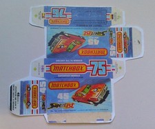 Vorlage für Repro Box Matchbox Superfast Nr. 45 BMW 3.0 CSL