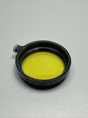 E.Leitz Wetzlar 2 Gelbfilter Filter Linsenfilter #80