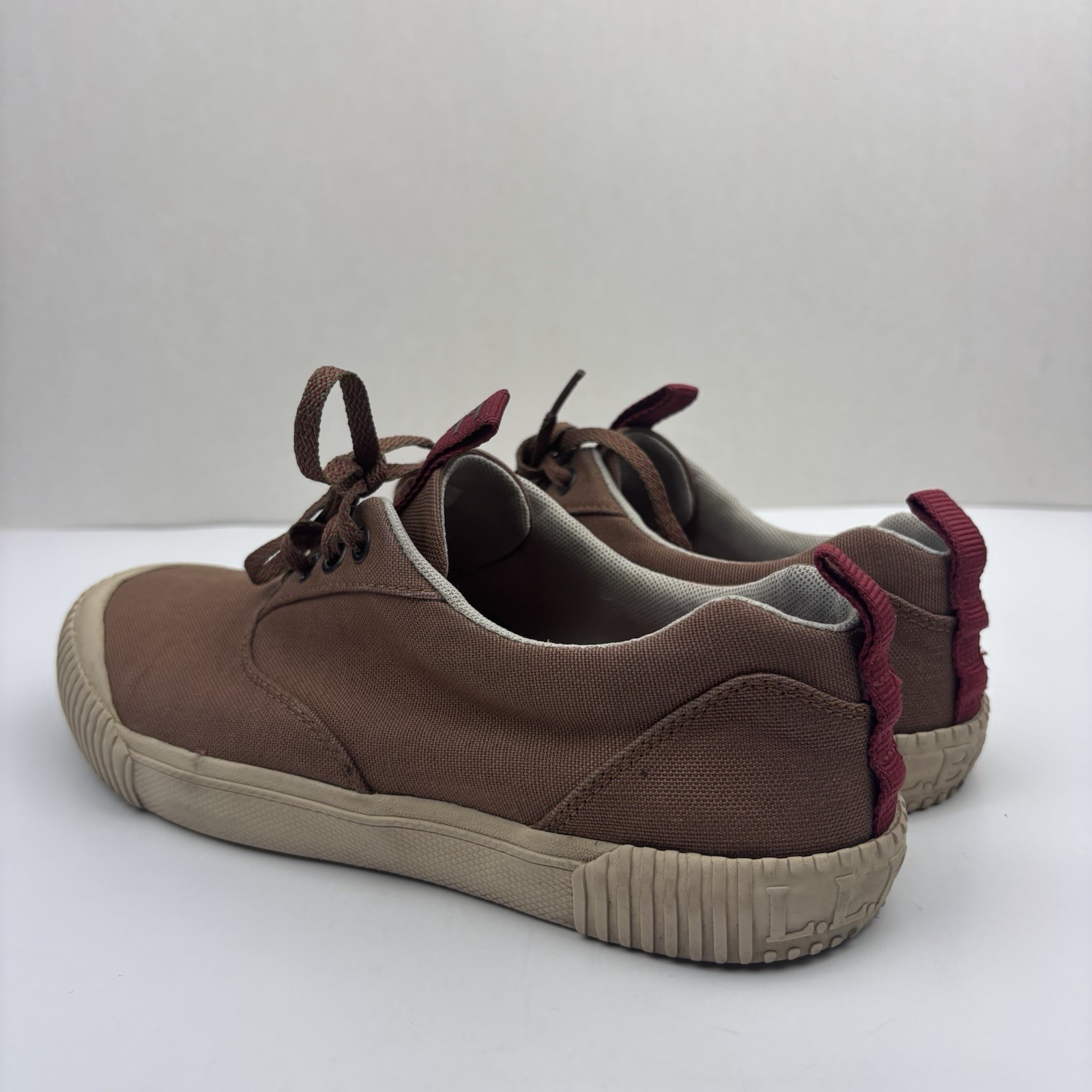 SAOLA Sneakers LL Bean Eco Woods da uomo taglia 7 5 M in tela ruggine suola robusta