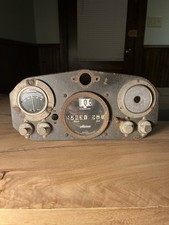 Brass Era Stewart Speedometer Maxwell Dash Panel W.g. Nagel Ammeter Original