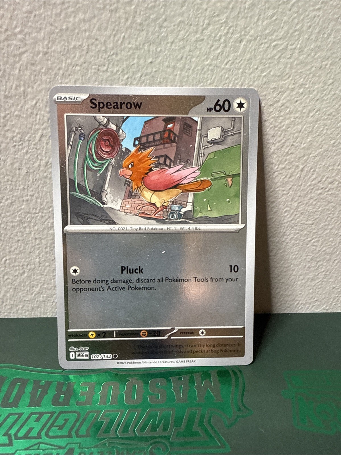 Spearow (Reverse Holo) 102/132 - Mega Evolution - Pokemon - NM/M English