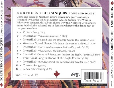 NORTHERN CREE SINGERS - COME & DANCE NEW CD