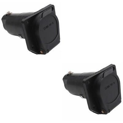  2 stücke American Standard 7 Wasserdichte Fahrzeuganhängeradapter Stecker