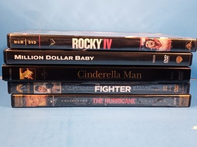 Boxing Drama DVD Lot Of 5 Rocky IV Hurricane Fighter Million Dollar Baby