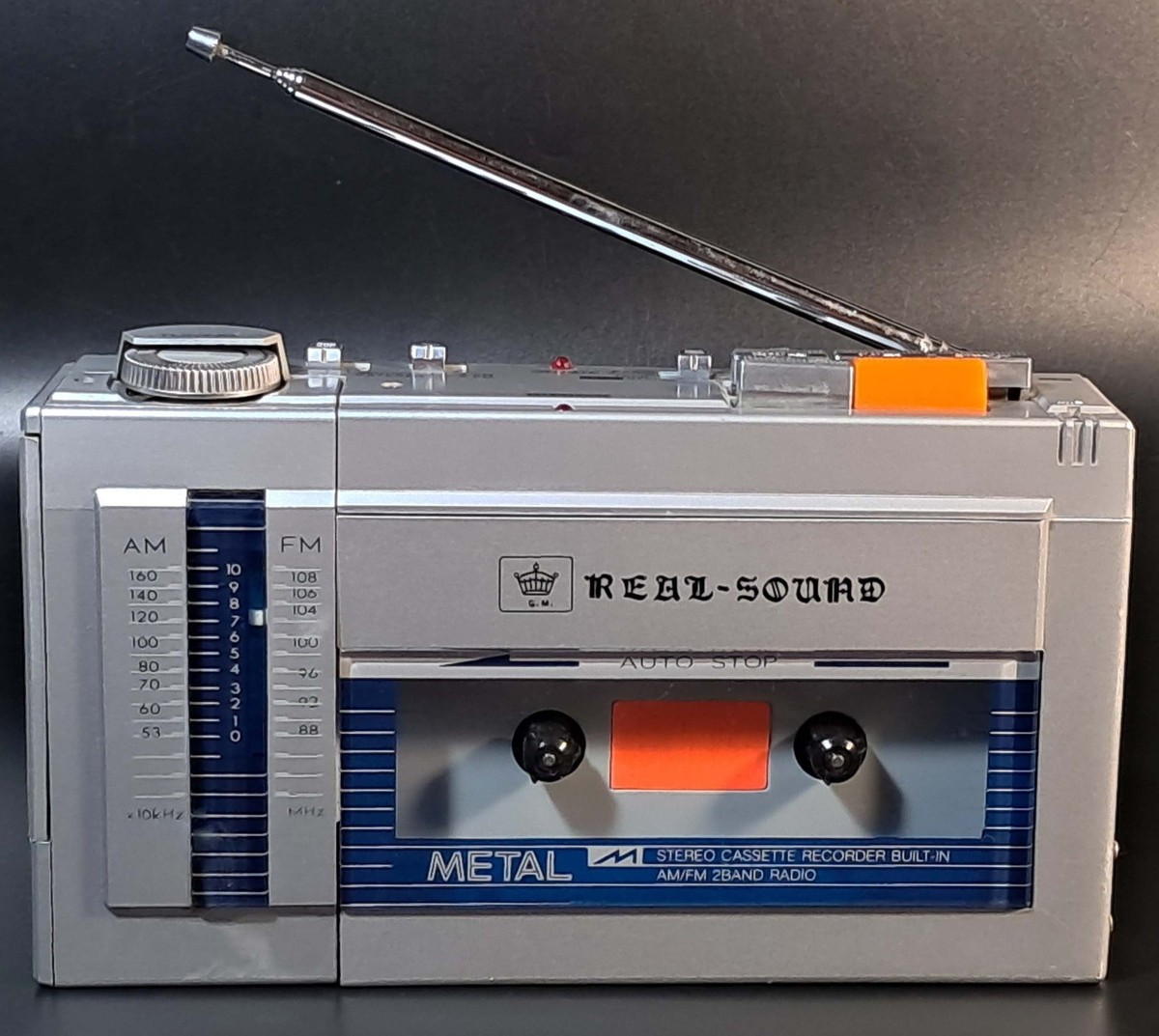Real-Sound RR101 Vintage Cassette Player Radio (Aiwa CS-J1 Clone