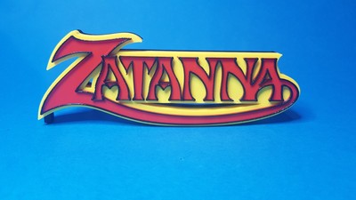 Fan Art - Zatanna - 3D gedrucktes Logo. 250mm breit