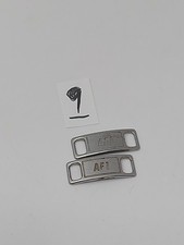 Nike AF1 Shoe Badge Lace Buckles Tags Authentic AIr Force One Lace Buckle badge