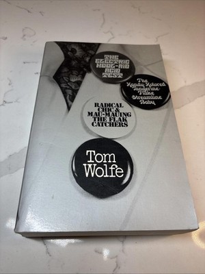 Tom Wolfe Paperback 3 in 1 Electric Kool-aid Acid Test Tangerine Baby Flak Book