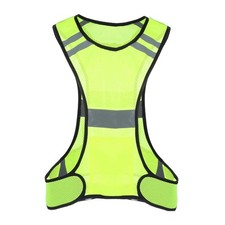 Reflective Running Vest High Visibility Running Gear with Large Pocket Night ...