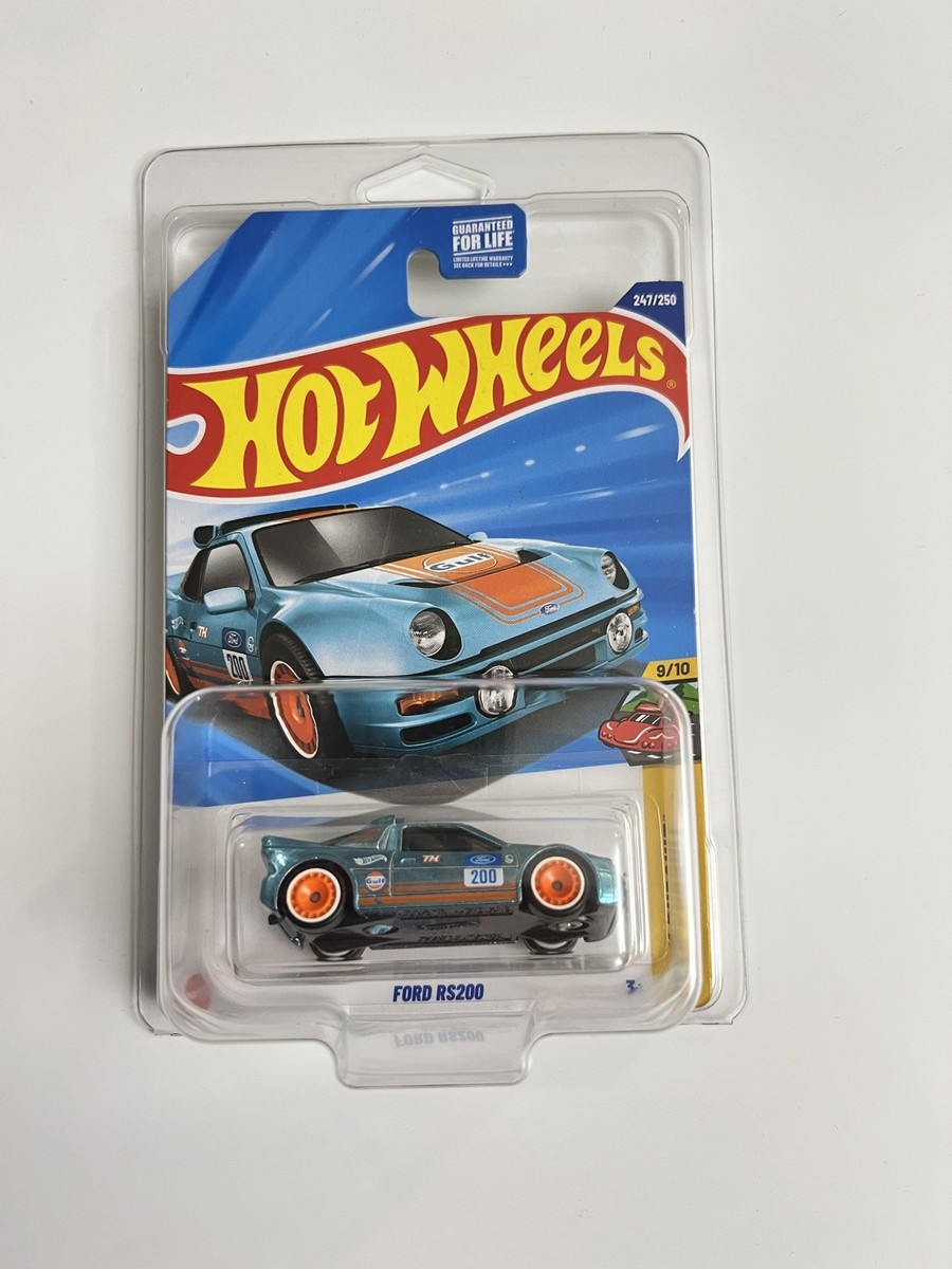 Hot Wheels 2025 Super Treasure Hunt! Ford RS200 Gulf and Mainline