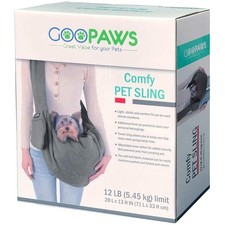 Comfy Pet Sling for Small Dog Cat with Adjustable Strap, Hand Free Sling Bag ...